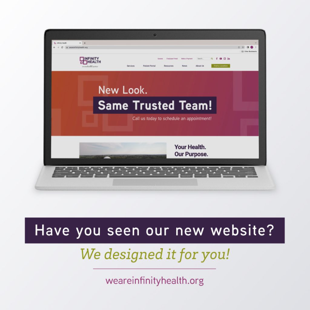 Infinity Health new website