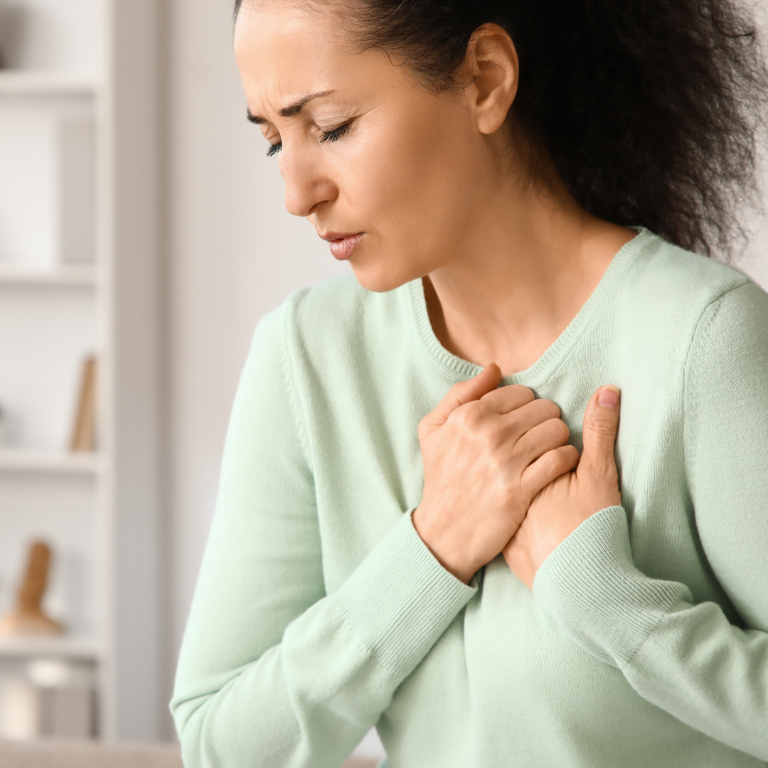 Red and White Modern National Heart Month Instagram Post (2)